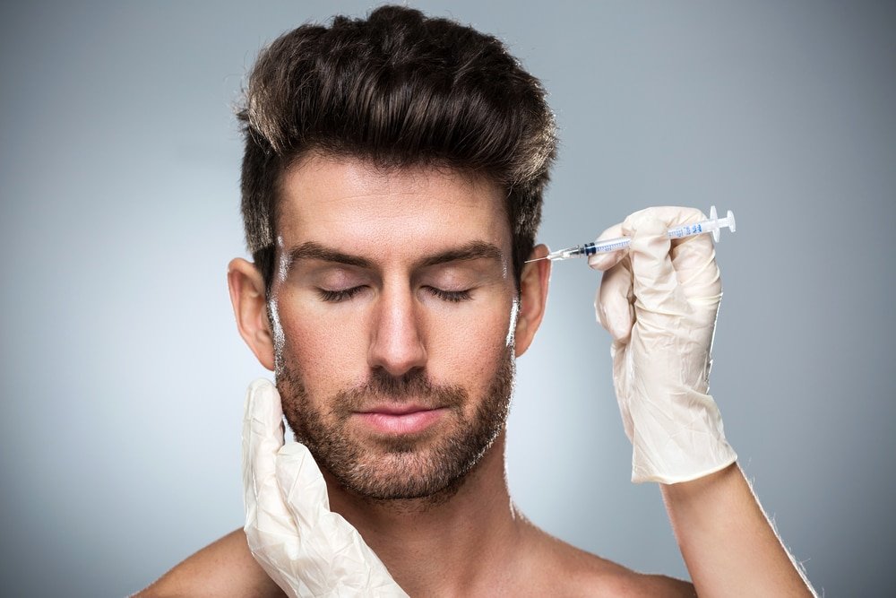 Man,During,Surgery,Filling,Facial,Wrinkles