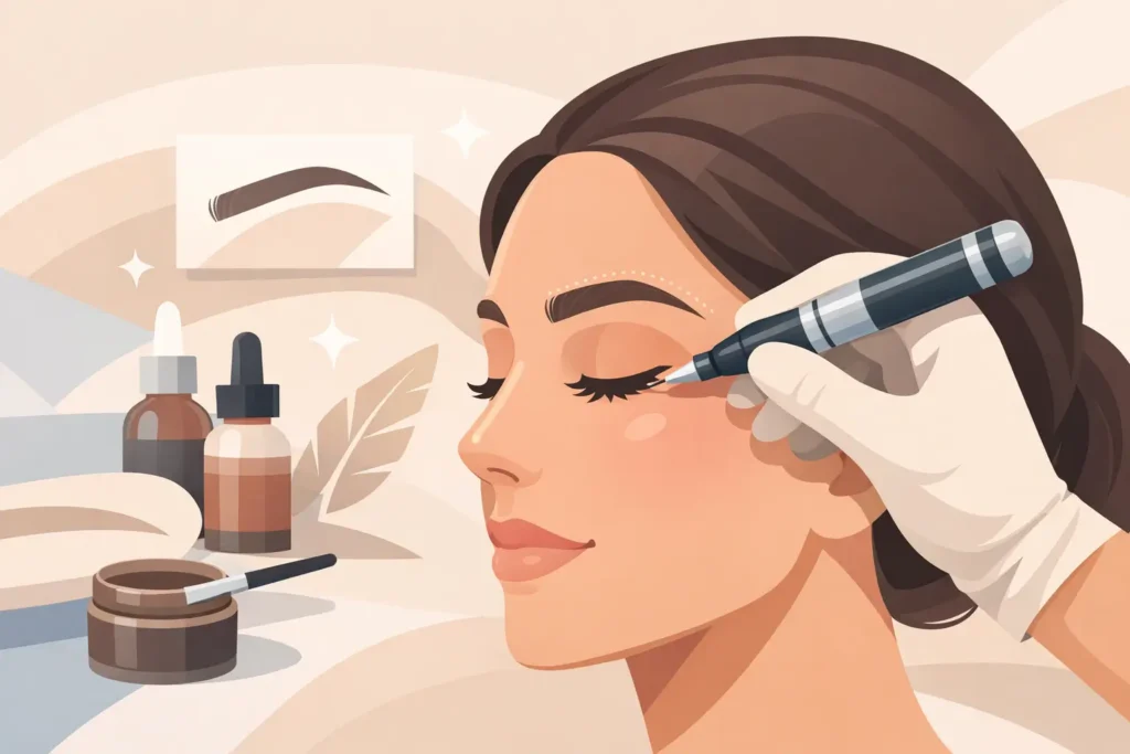 Permanente make up wenkbrauwen uitgelegd